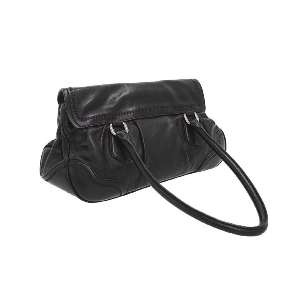 Prada Sound Lock shoulder Shoulder bag Black - Picture 2 of 9